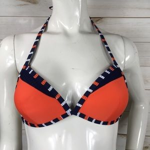 Sunseeker Triangle Push Up Bikini Top